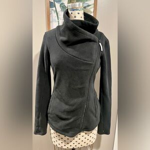 Bench Athletic Women's Asymmetrical Jacket Front Zip Pockets Soft Size S